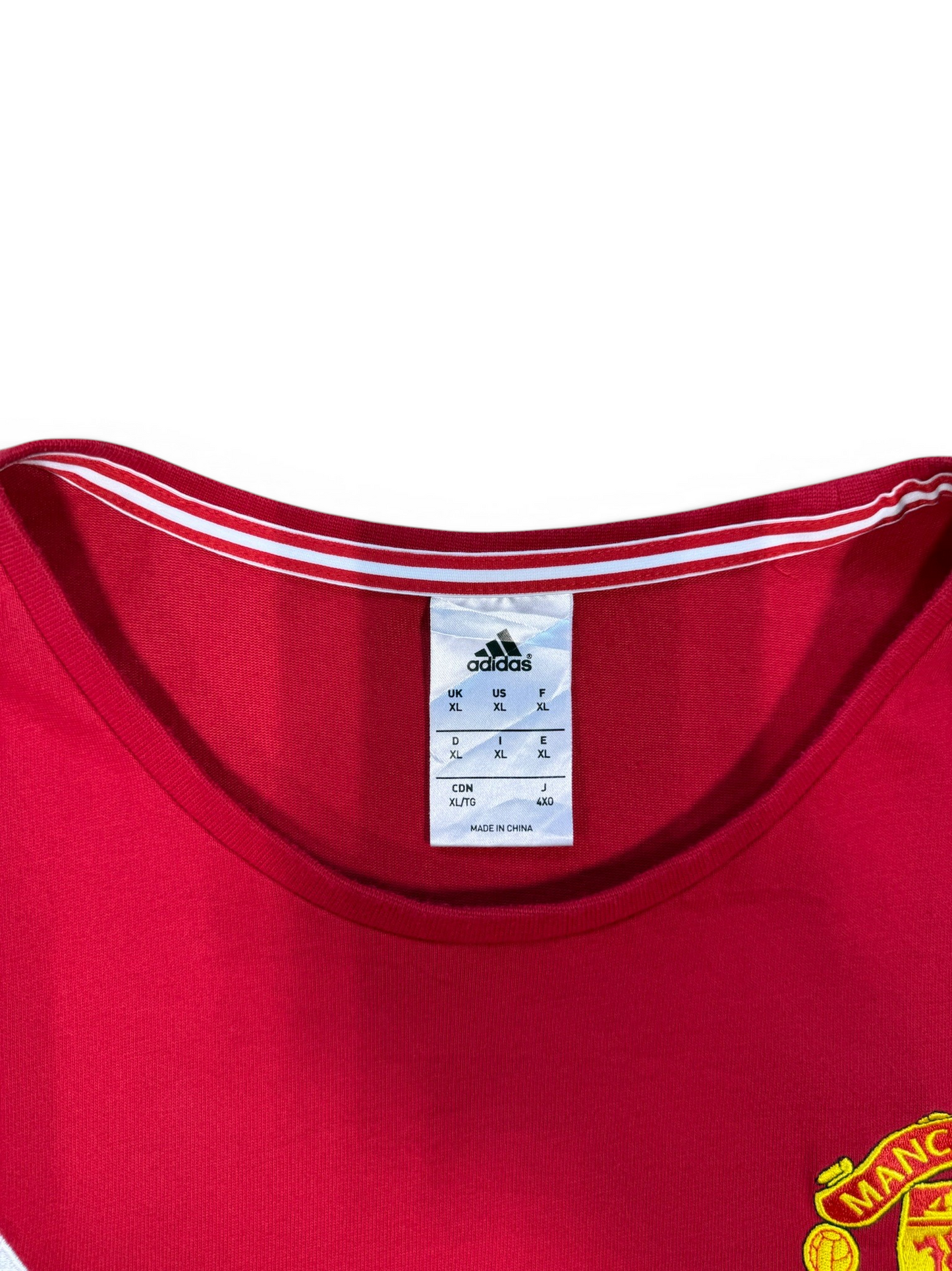 (XL) Manchester United Adidas Soccer Tee