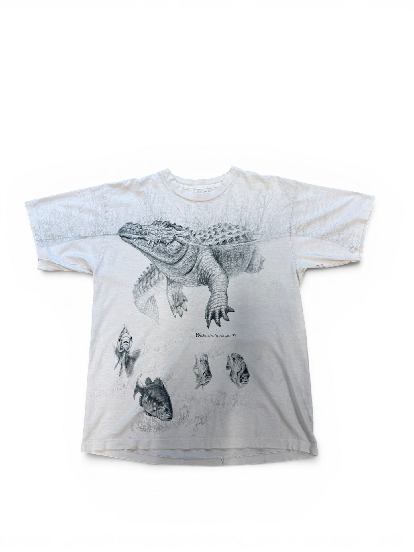 (L) 90’s Gator All Over Print Tee