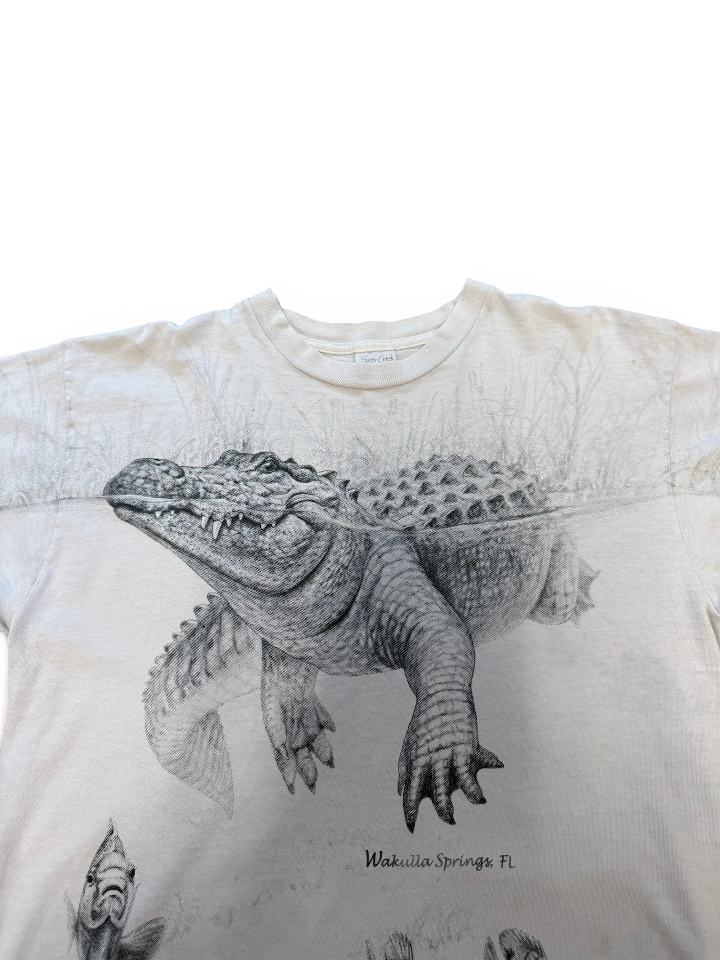(L) 90’s Gator All Over Print Tee