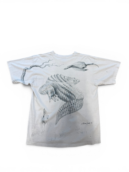 (L) 90’s Gator All Over Print Tee