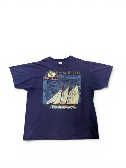 (XL) 90’s Cincinnati Sailing Tee