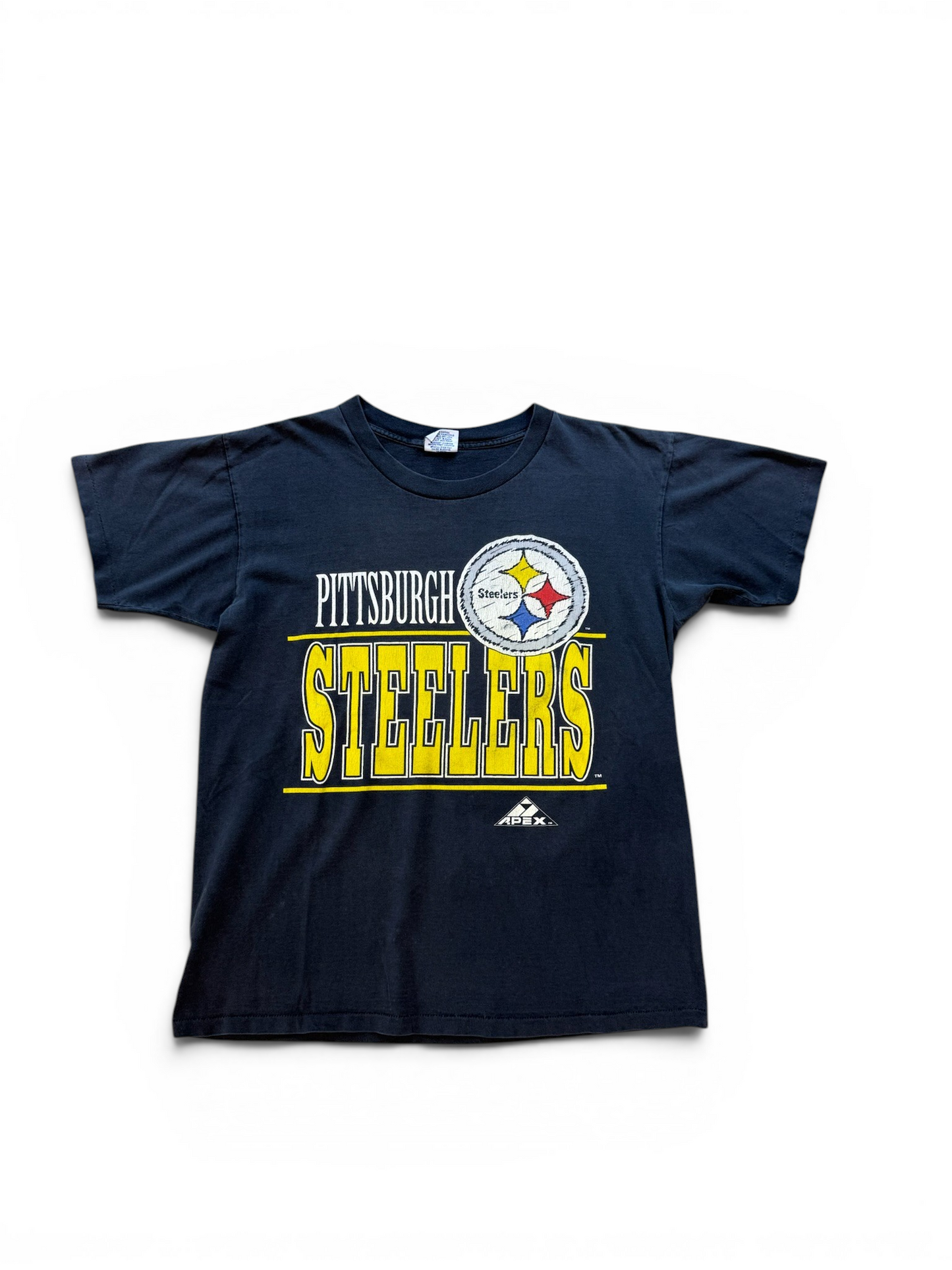 (L) 90’s Pittsburgh Steelers Big Print Tee