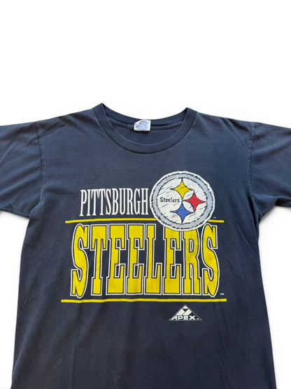 (L) 90’s Pittsburgh Steelers Big Print Tee