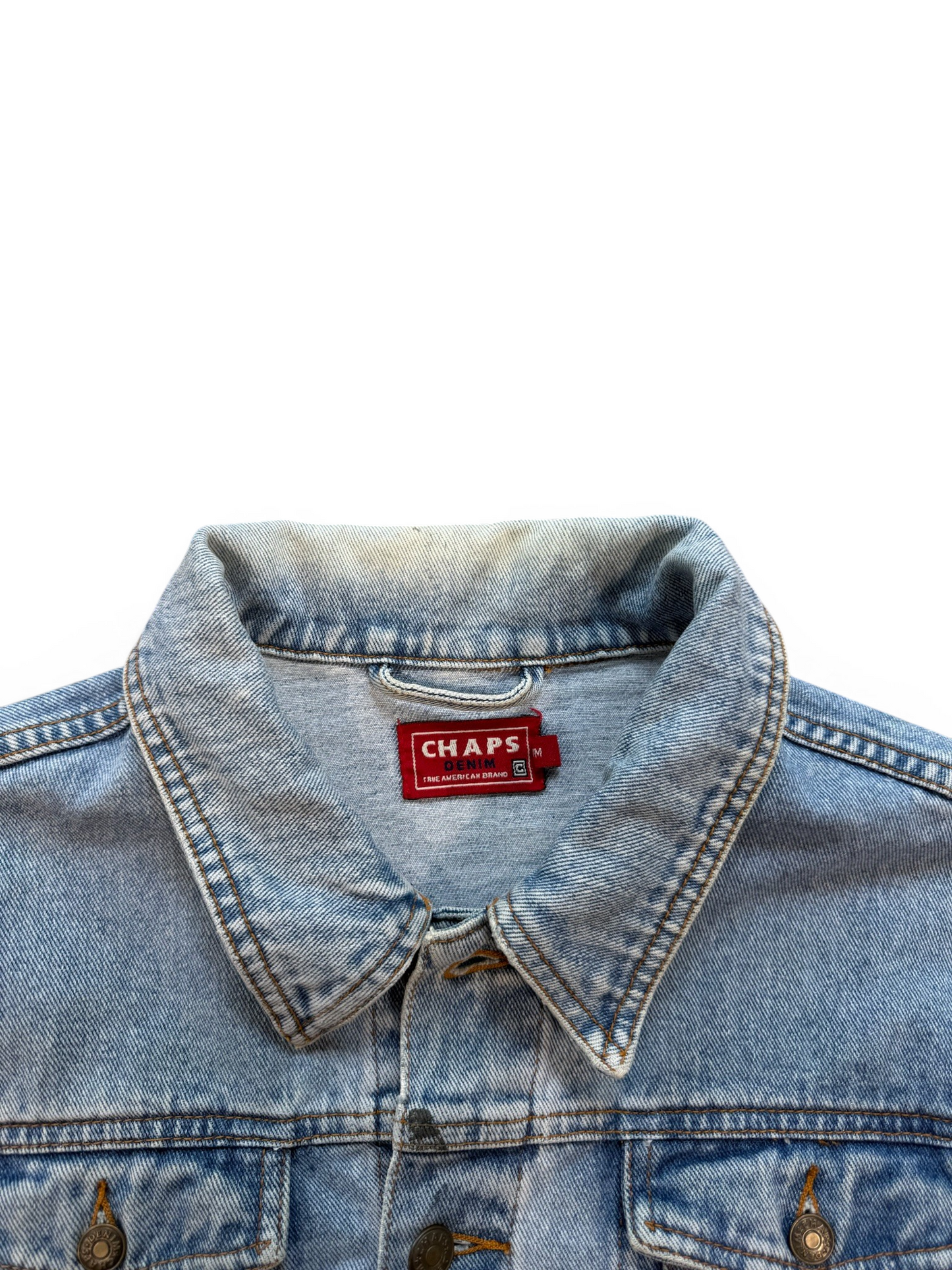 (M) Vtg Chaps Denim Jacket