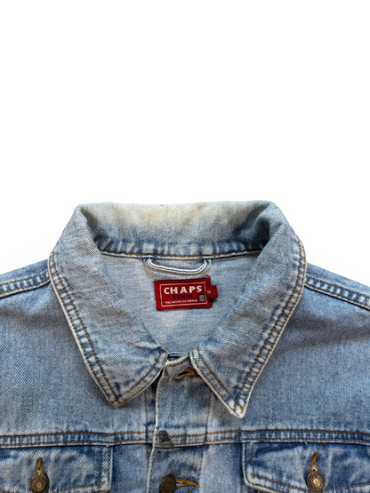(M) Vtg Chaps Denim Jacket