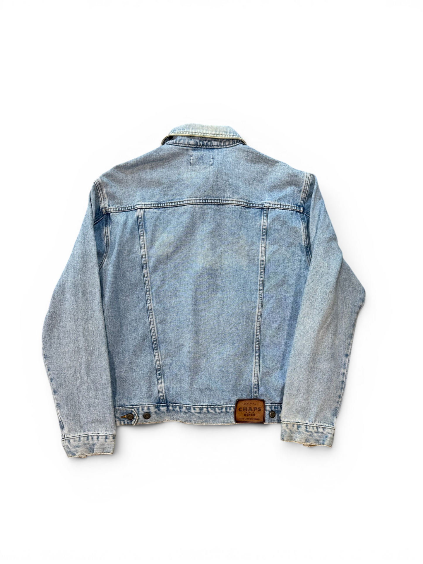 (M) Vtg Chaps Denim Jacket