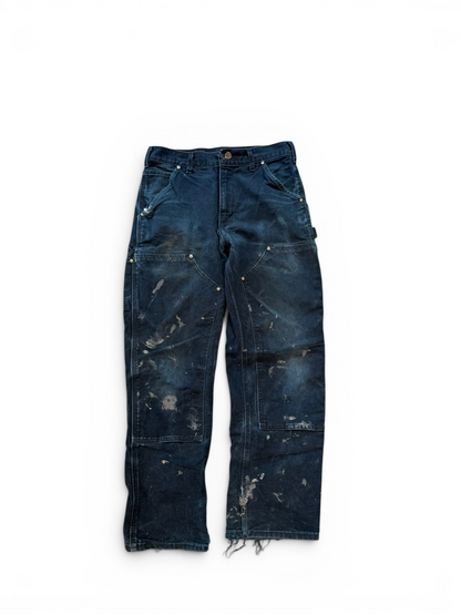 (30W) Carhartt Black Double Knees