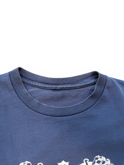 (L) Y2K Stussy Hurts Navy Longsleeve