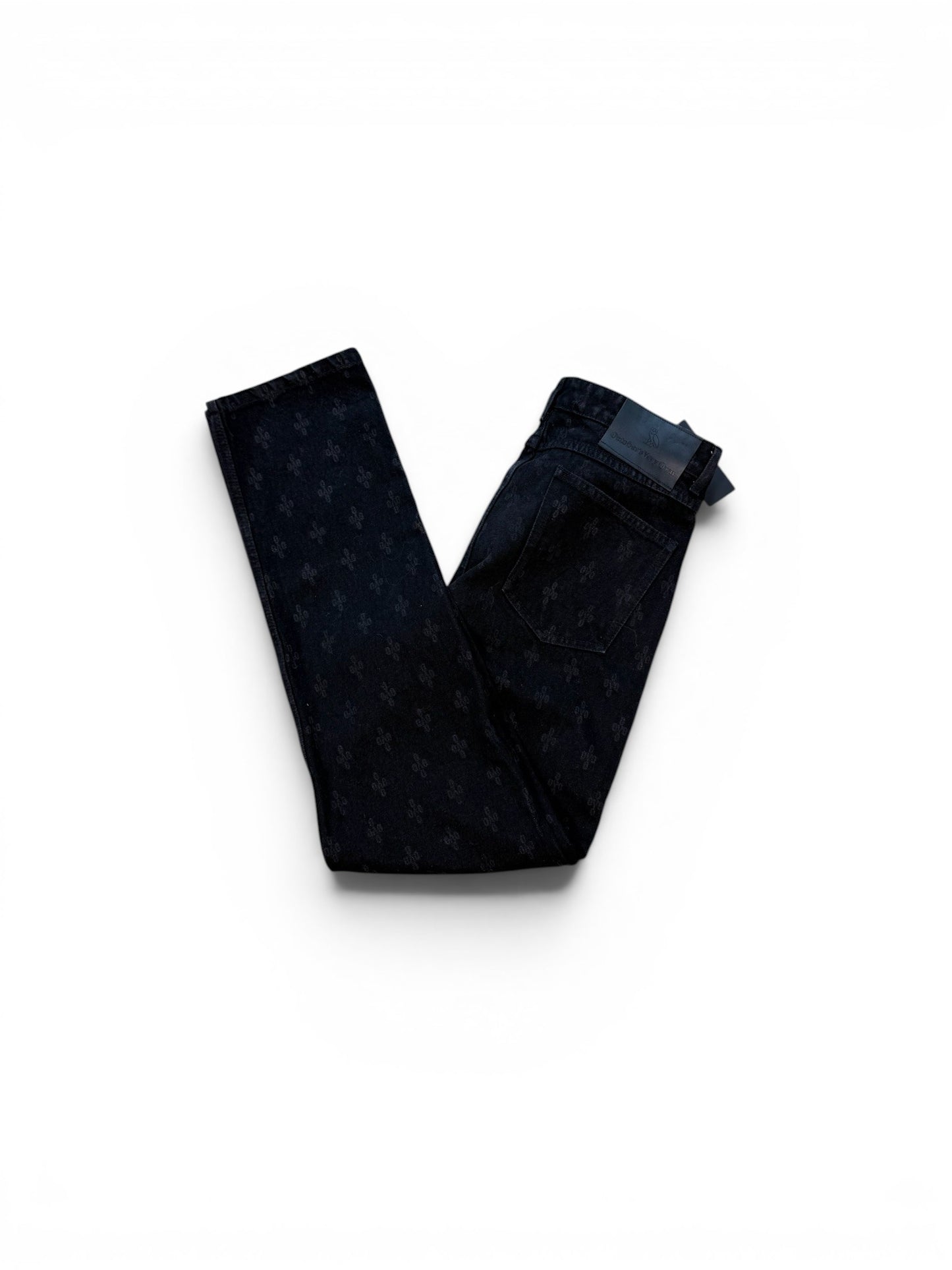 (30W) OVO Monogram Relaxed Fit Jeans