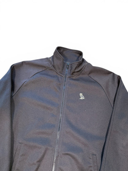 (L) OVO Black Zip-Up Track Jacket
