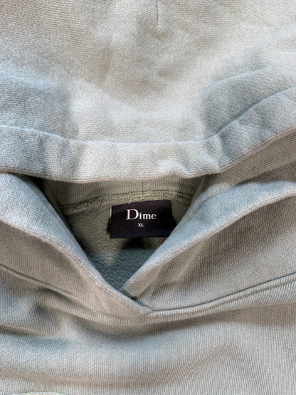 (XL) Dime Embroidered Sage Hoodie