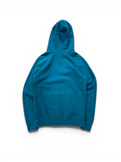 (S) OVO Embroidered Owl Turquoise Hoodie