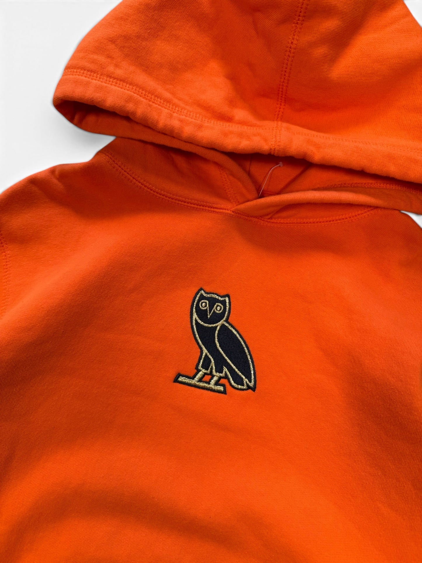 (S) OVO Embroidered Owl Orange Hoodie