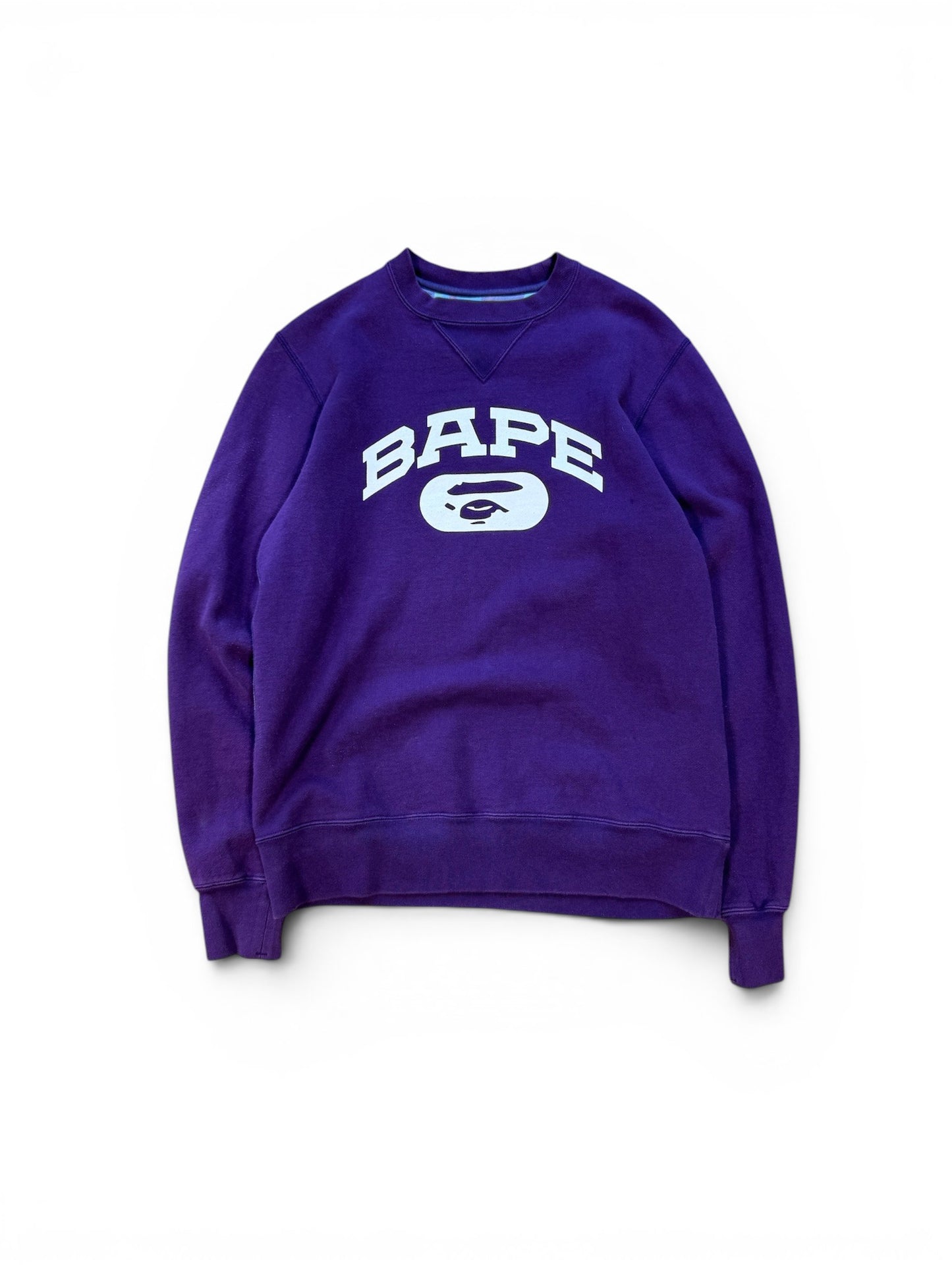 (L) Bape Pull Violet Homme Sweatshirt