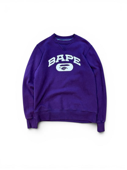 (L) Bape Pull Violet Homme Sweatshirt