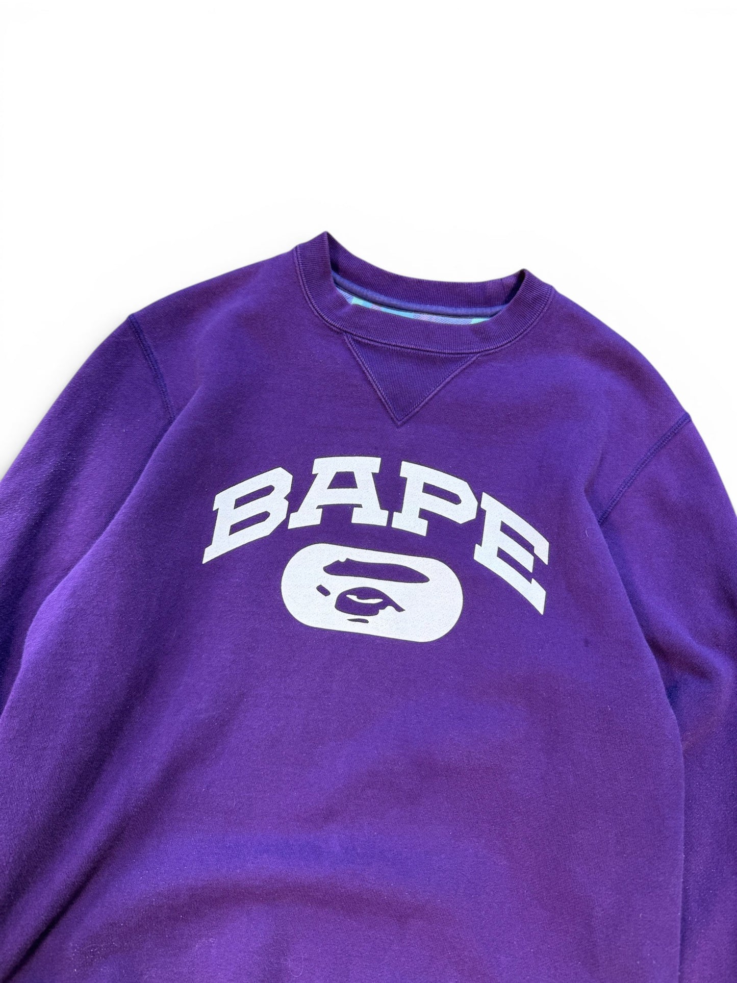(L) Bape Pull Violet Homme Sweatshirt