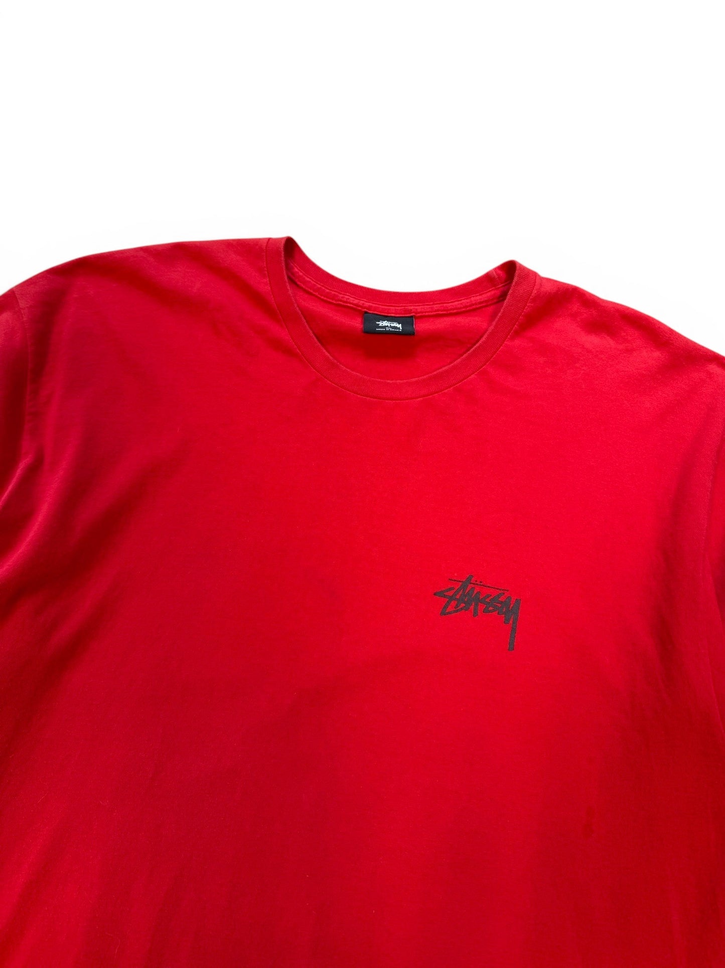 (XL) Stussy Big Stock Tee Red