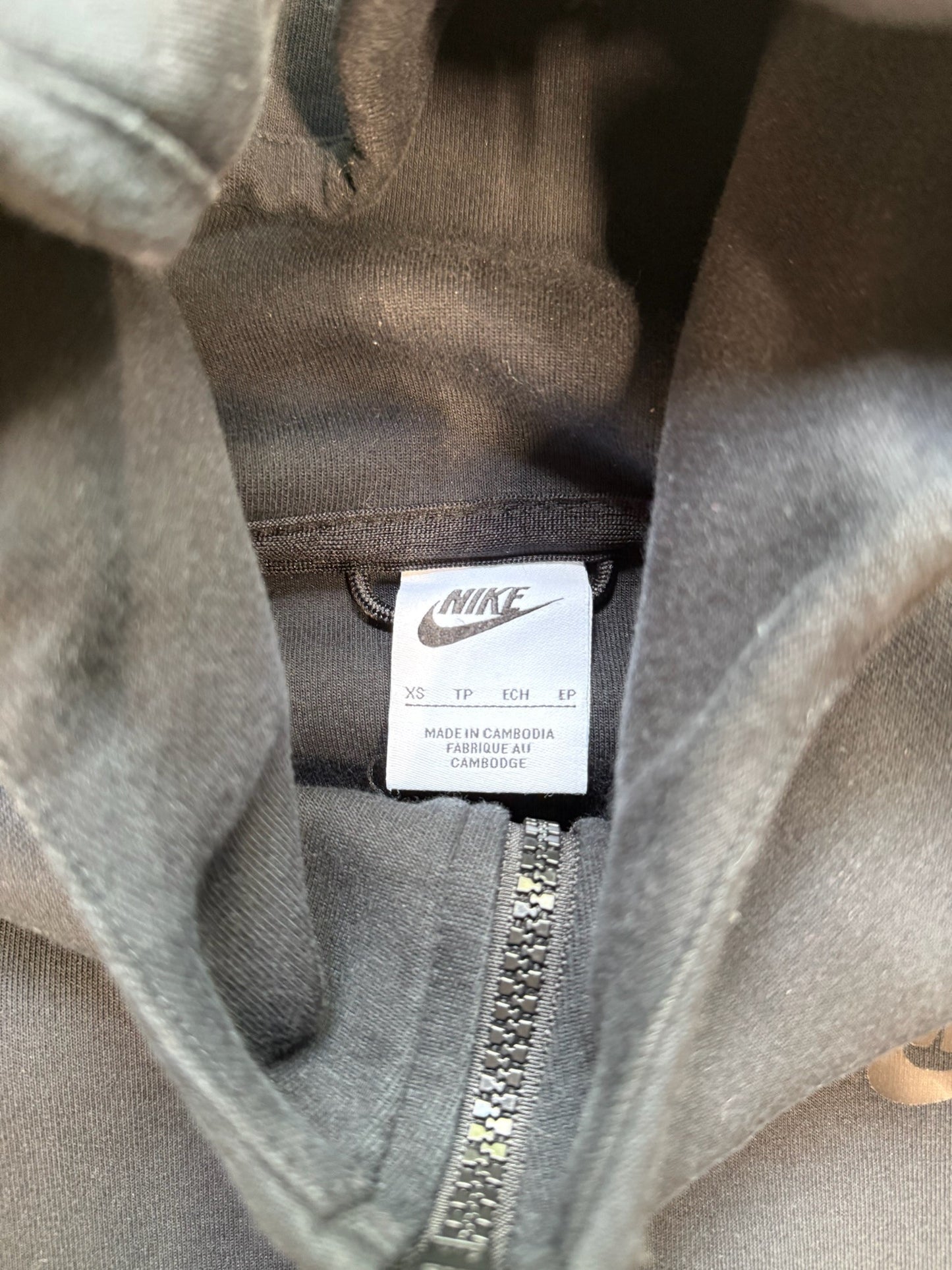 (XS) Nike Tech Fleece Black
