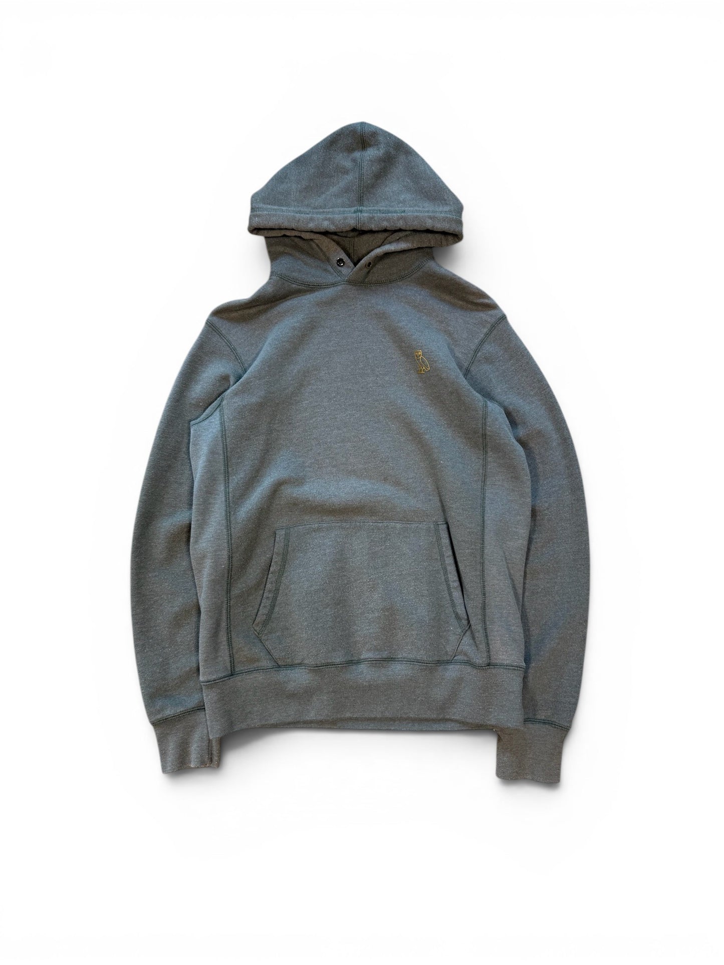 (S) OVO Garment Dyed Olive Green Hoodie