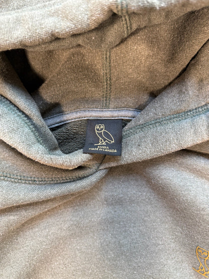 (S) OVO Garment Dyed Olive Green Hoodie
