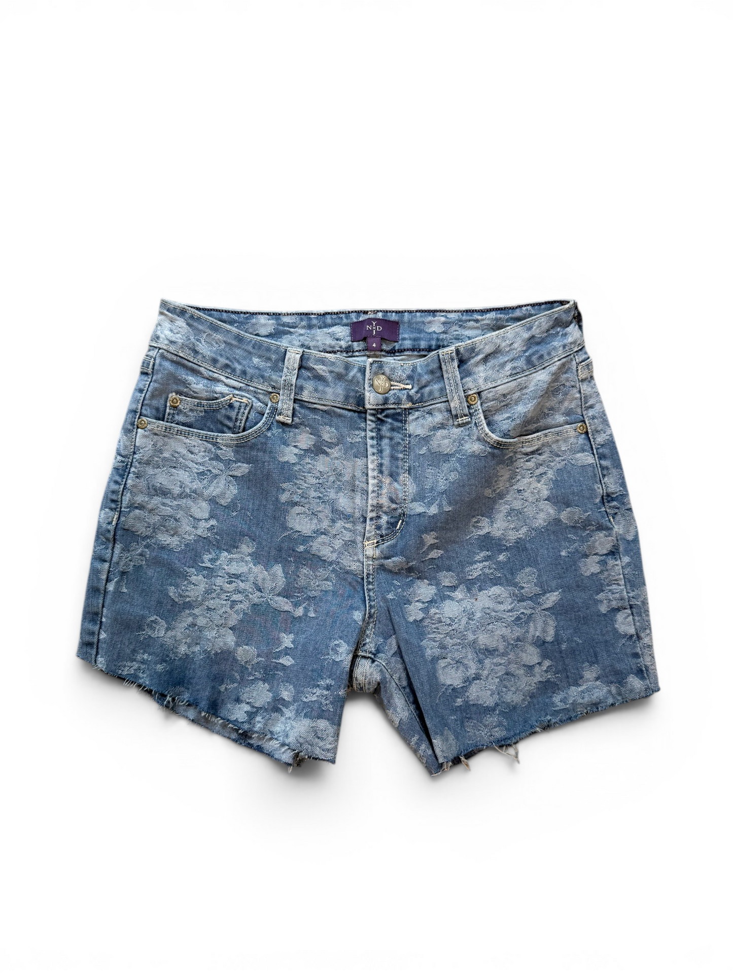 (28W) Vintage Floral Print Jorts