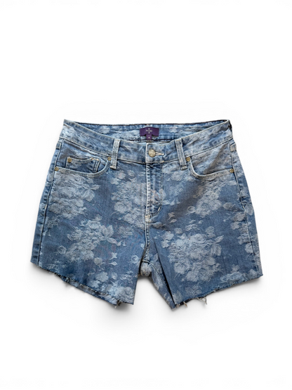(28W) Vintage Floral Print Jorts
