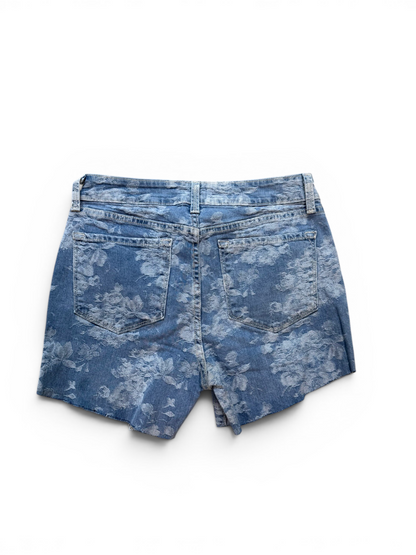(28W) Vintage Floral Print Jorts