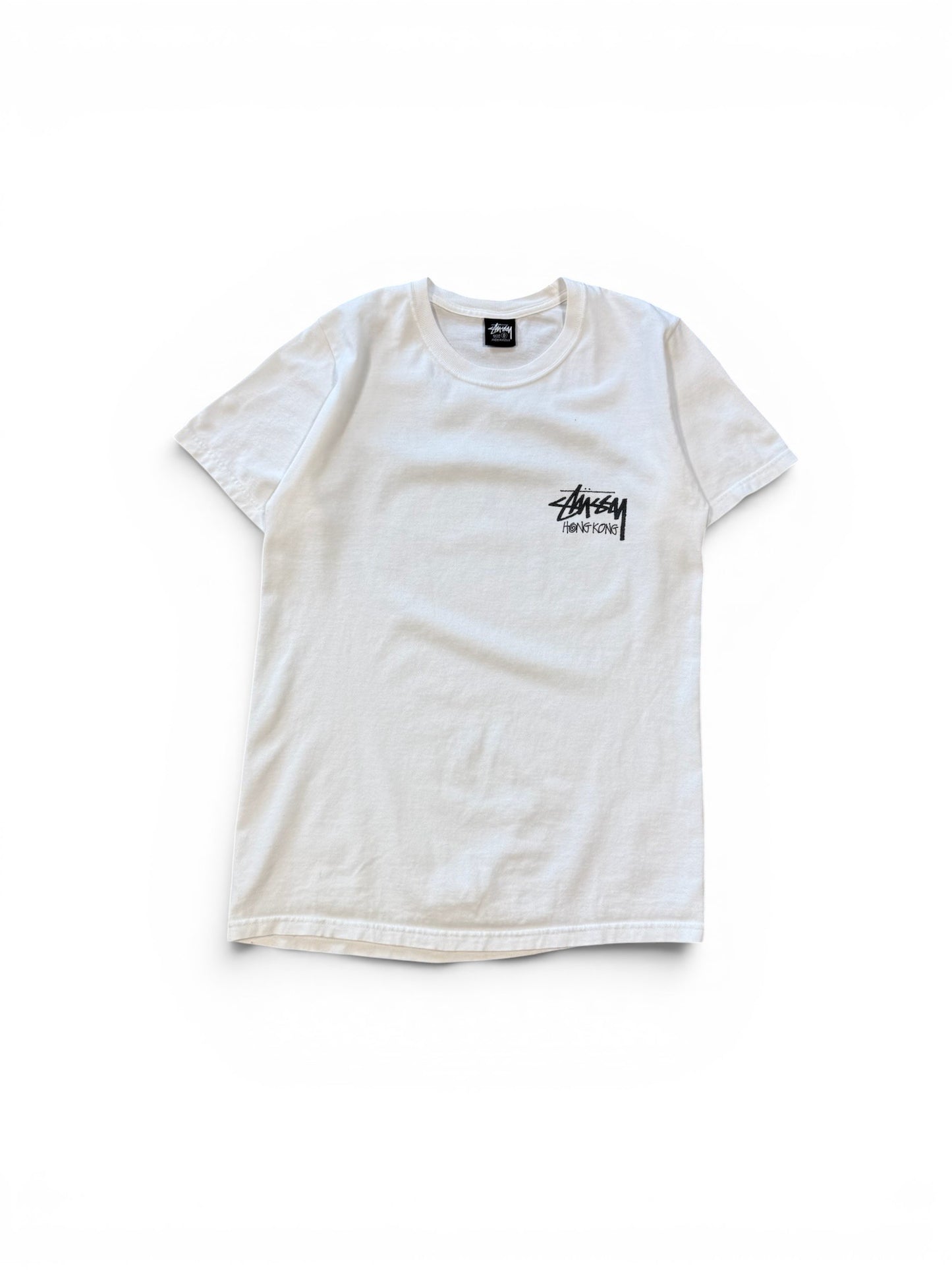 (S) Stussy Hong Kong Tee White