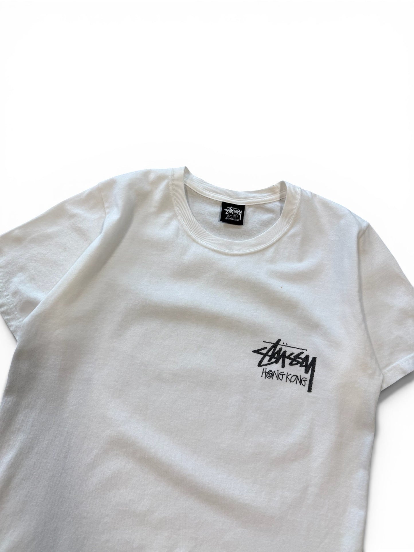 (S) Stussy Hong Kong Tee White