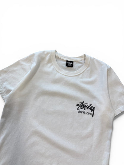 (S) Stussy Hong Kong Tee White