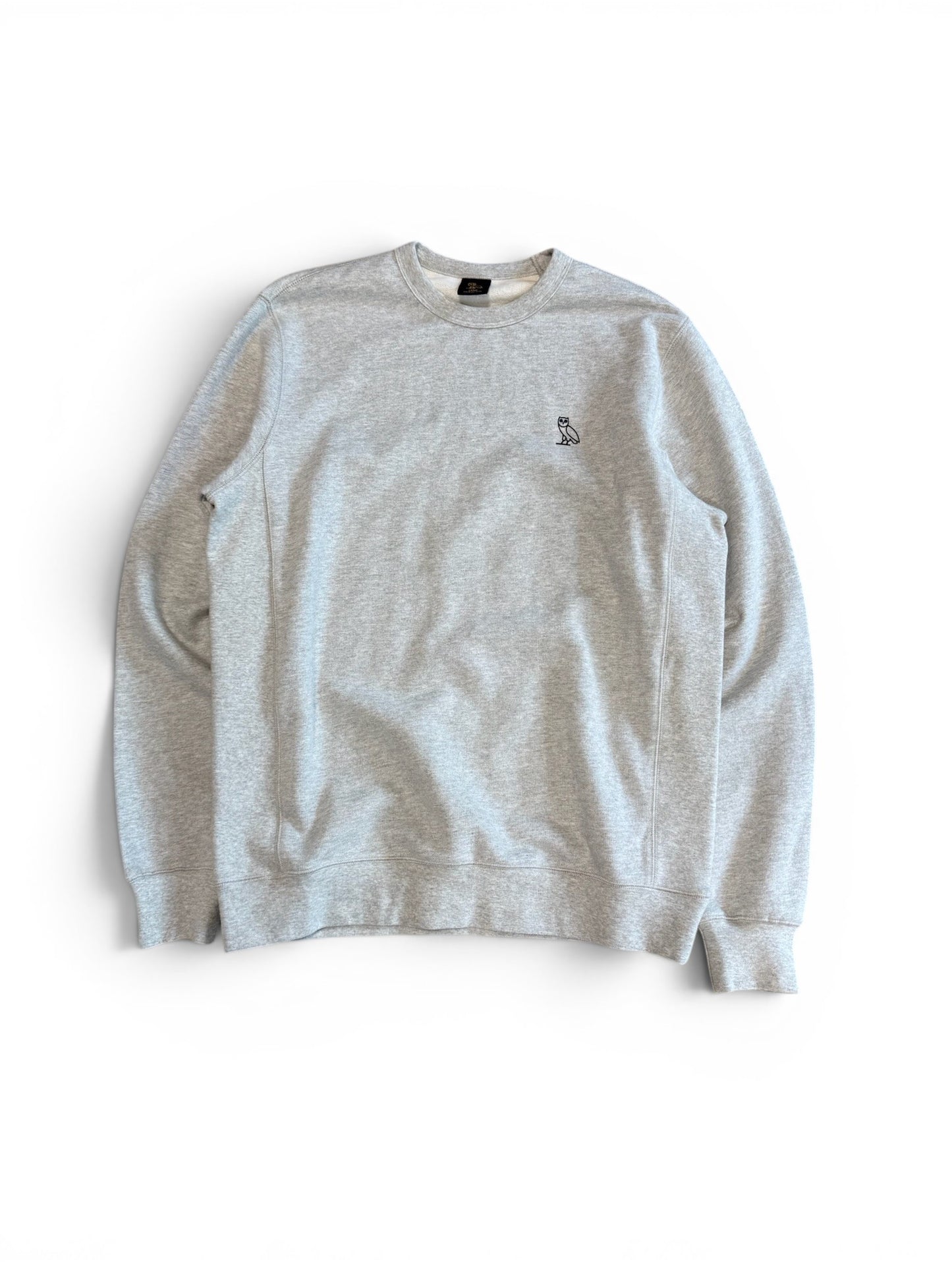 (L) OVO Classic Grey Crewneck