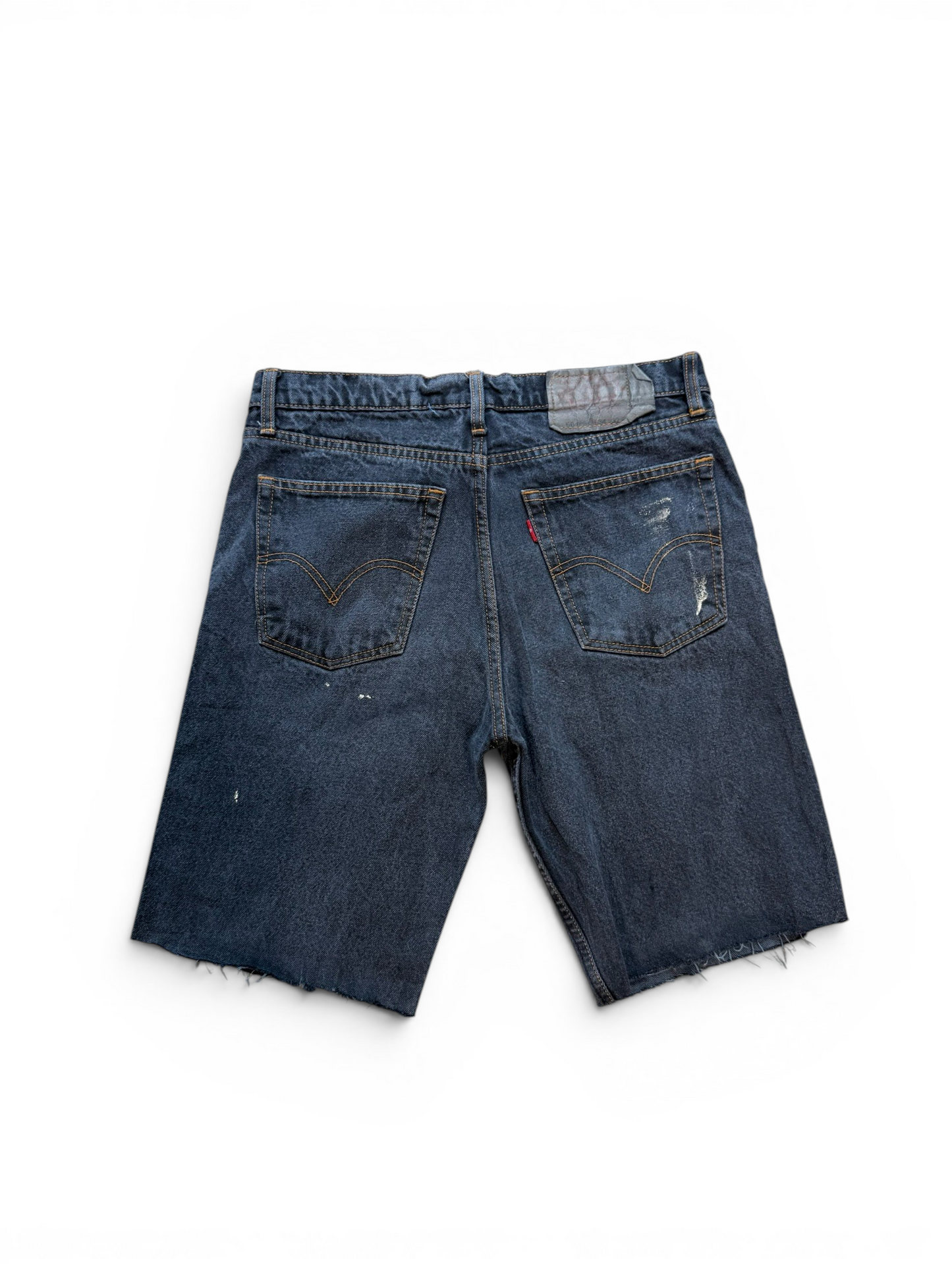 (34W) Vintage Levi's 501 Black Jorts