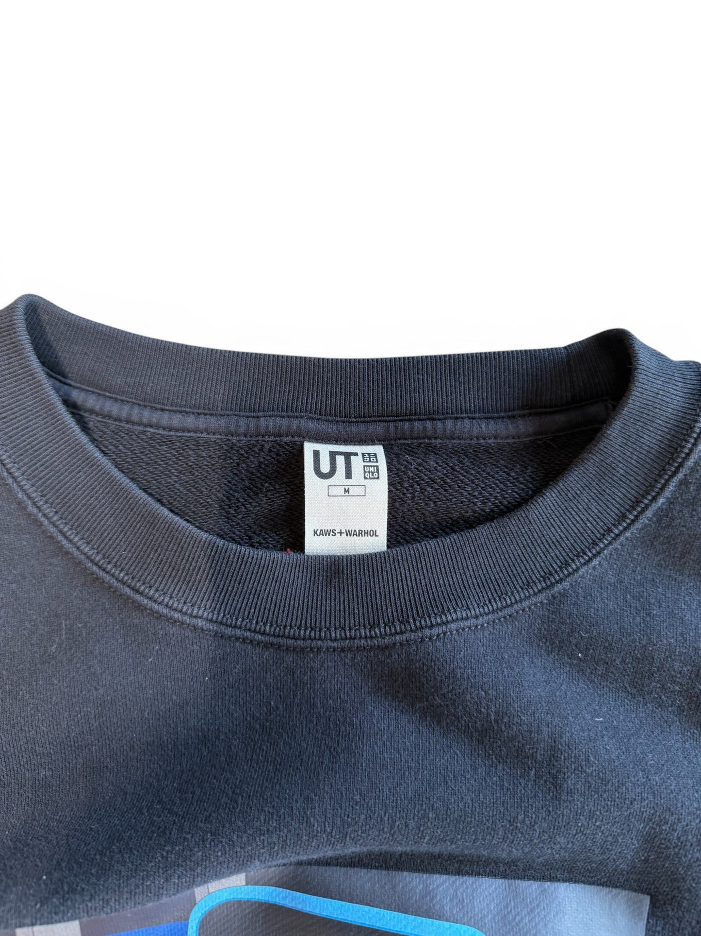 (M) Kaws x UNIQLO Photo Crewneck Black