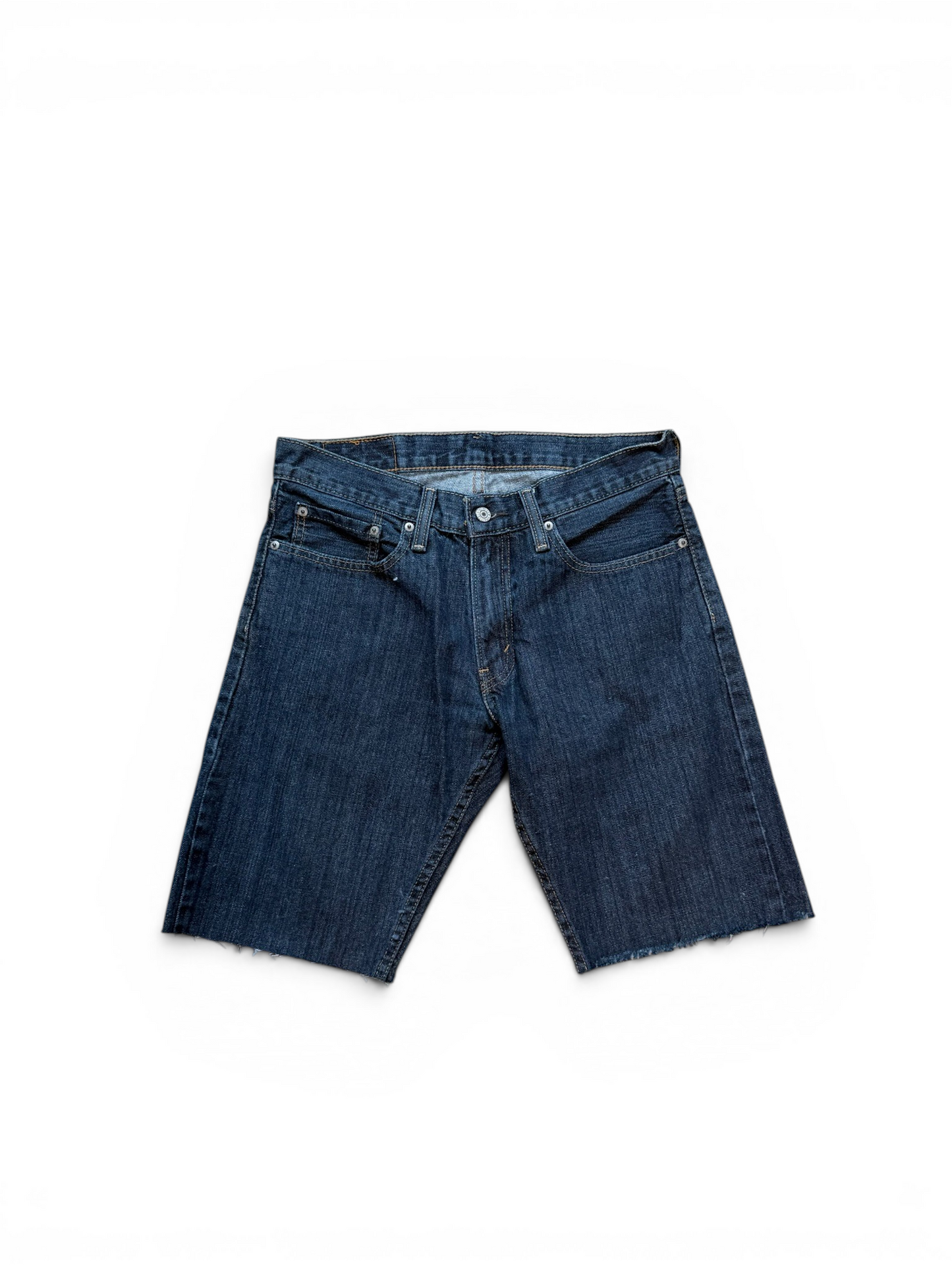 (32W) Levi 514 Dark Wash Jorts