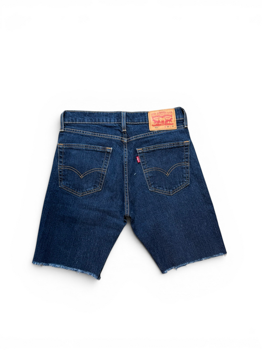 (30W) Levi 514 Dark Wash Jorts