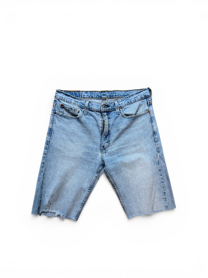 (34W) Levi 513 Light Wash Jorts
