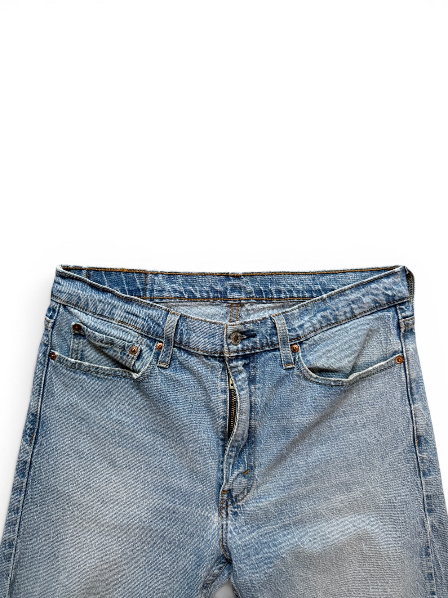 (34W) Levi 513 Light Wash Jorts