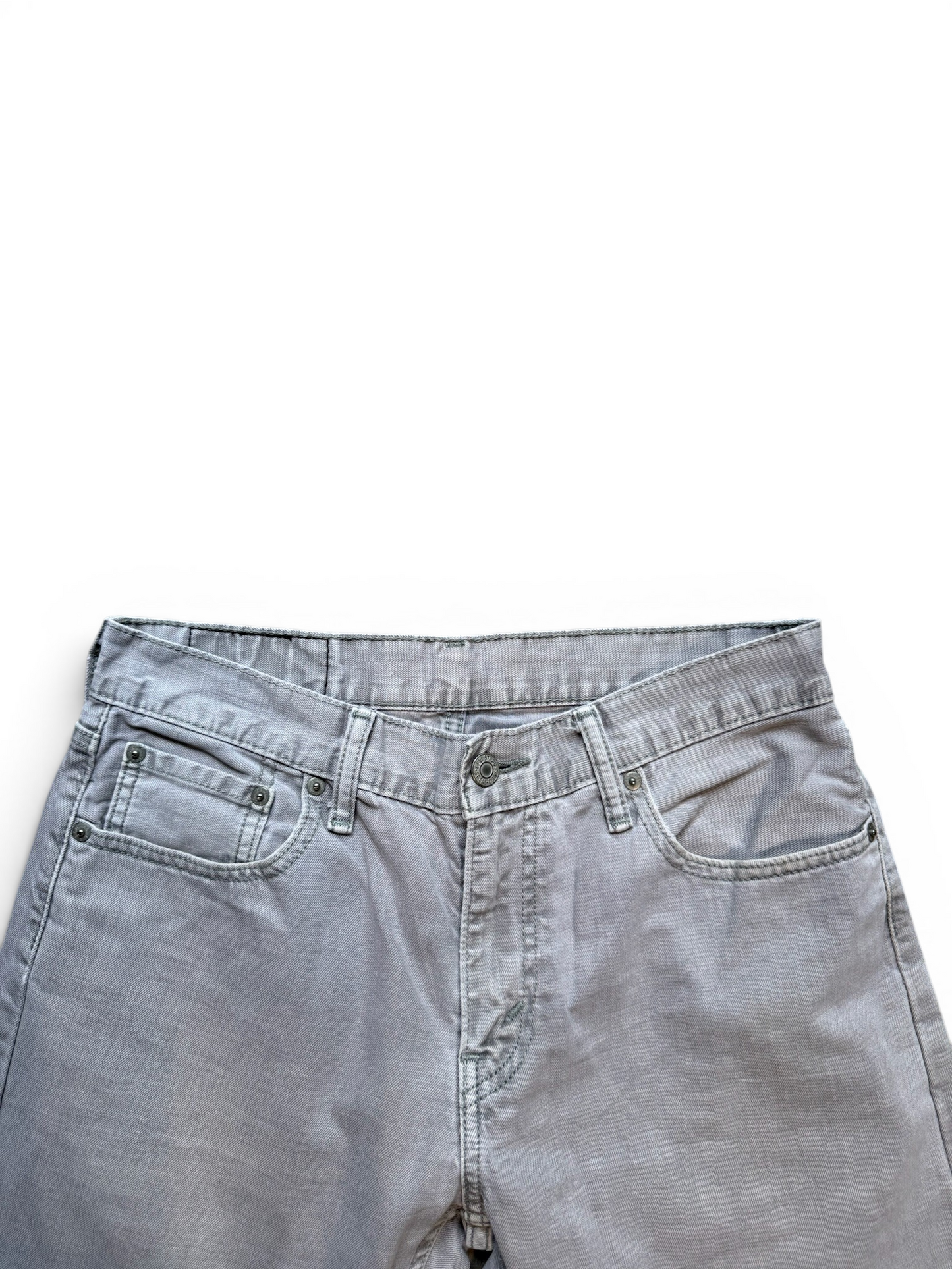 (30W) Levi 514 Grey Jorts