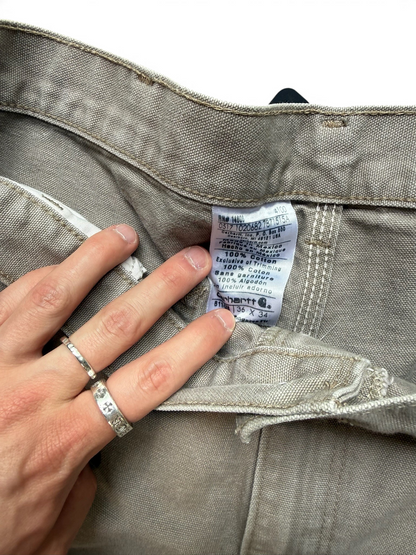 (36W) 90s Carhartt Grey Shorts