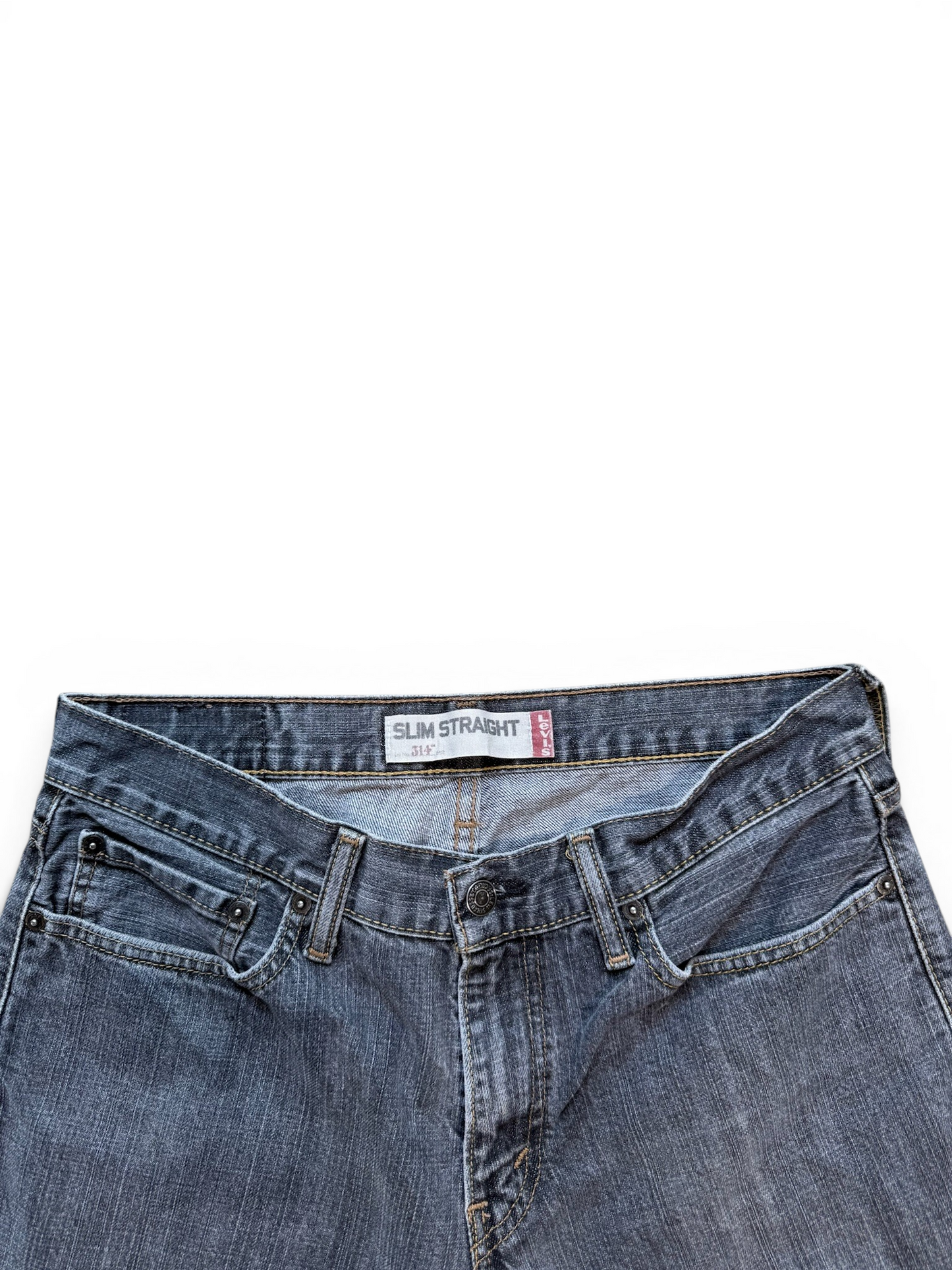 (32W) Levi 514 Black Jorts