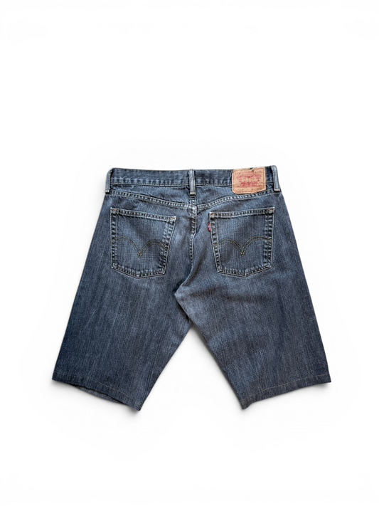 (32W) Levi 514 Black Jorts