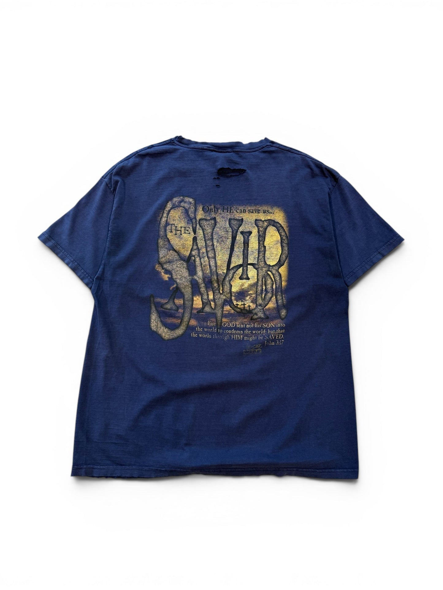 (XXL) Y2K John 3:16 Jesus Tee