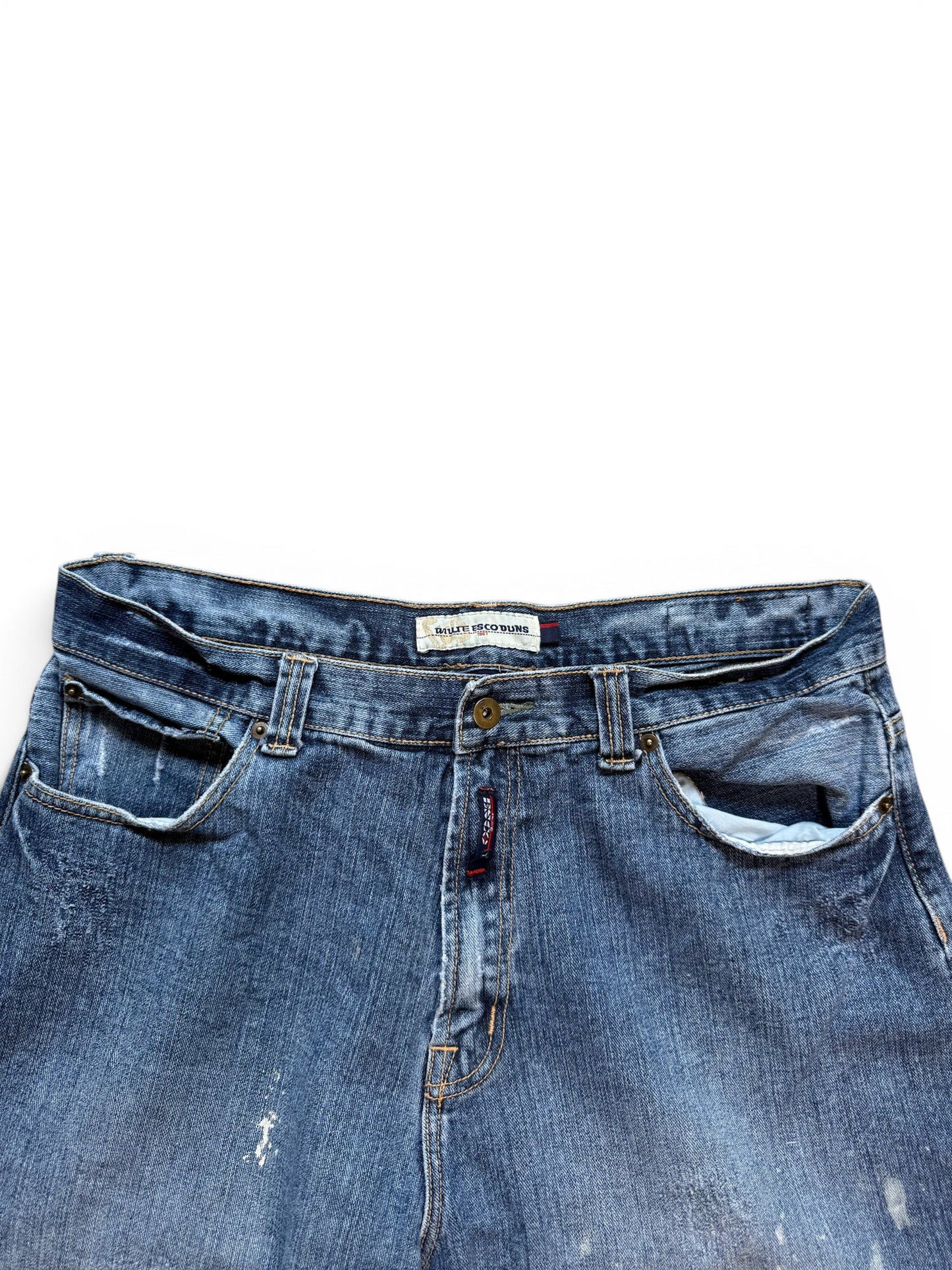 (38W) Y2K Willie Esco Duns Jorts