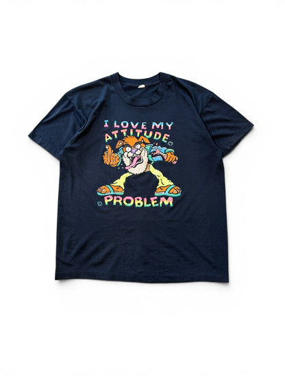 (L) 80’s Attitude Problem Humour Tee