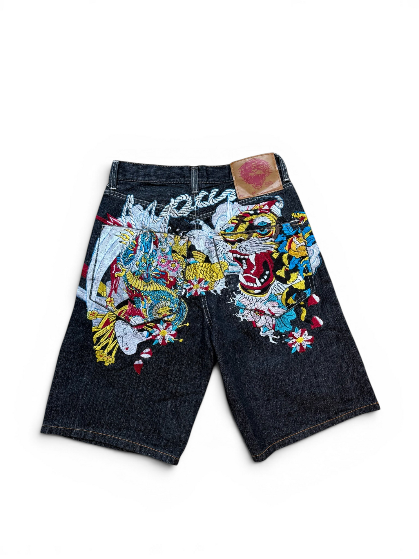 (32W) Y2K Ed Hardy Boot Jorts