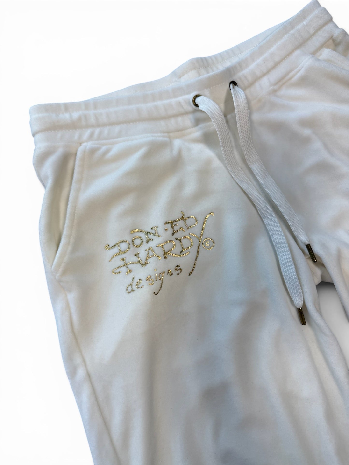 (L) Y2K Women's Ed Hardy Valour Wide Leg Sweats