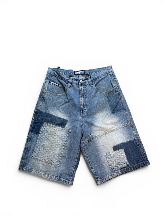 (34W) Y2K Southpole Deconstructed Jorts