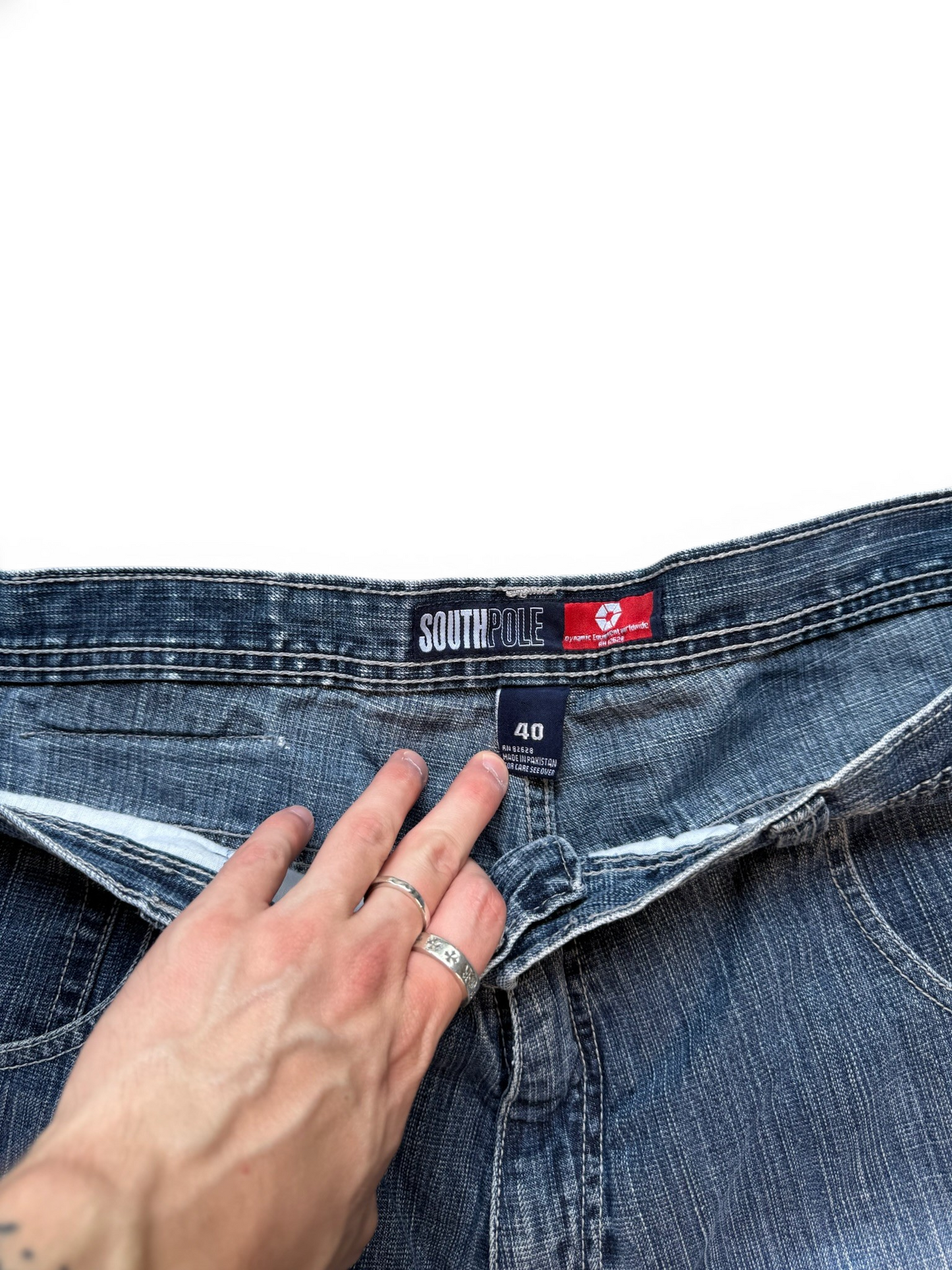 (40W) Y2K Southpole #21 Baggy Jorts