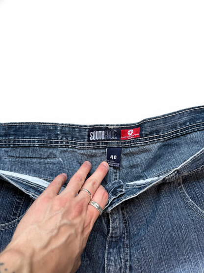 (40W) Y2K Southpole #21 Baggy Jorts