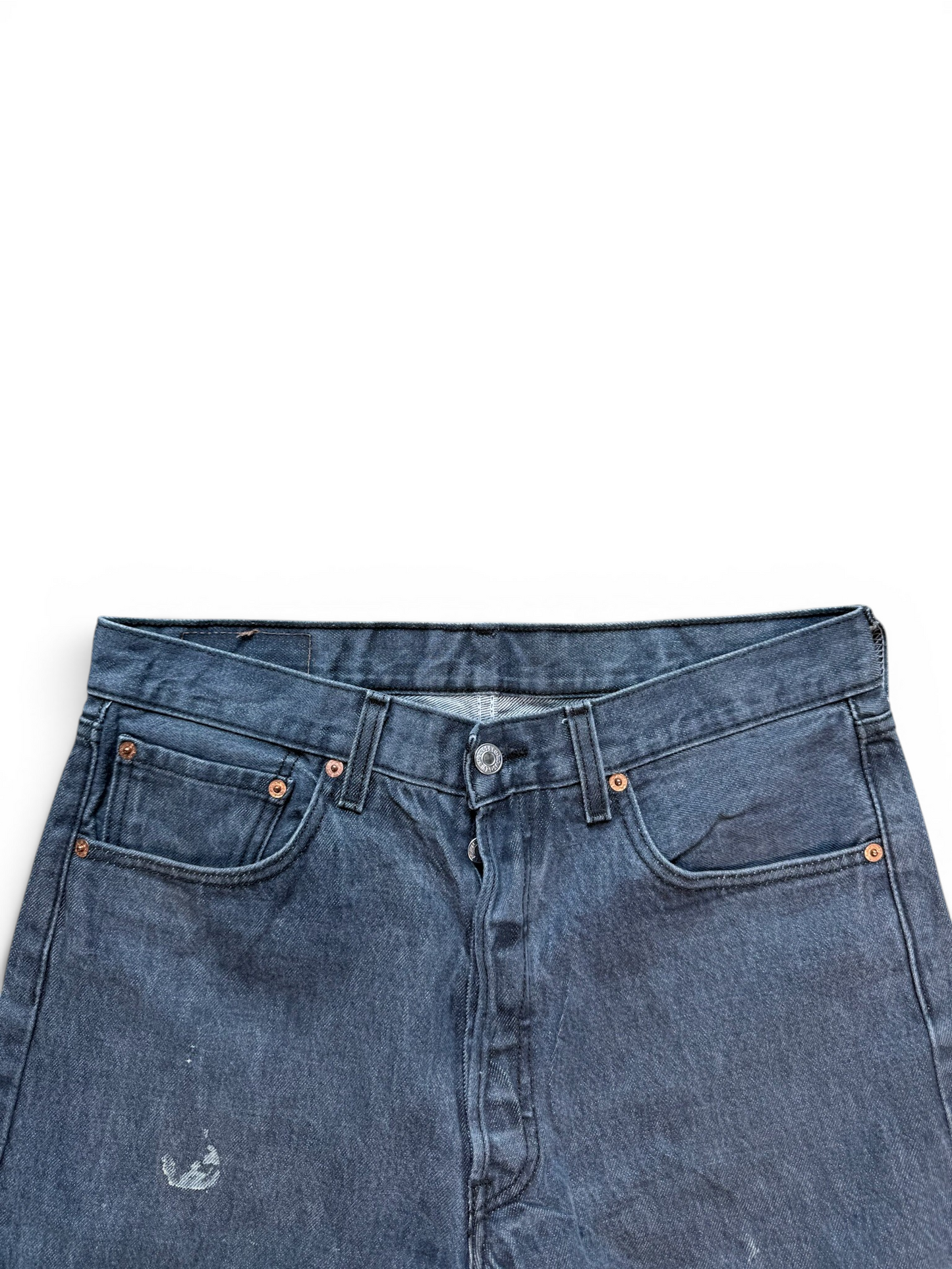 (34W) Levi 501 Black Jorts